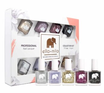 ella+mila Professional Nail Polish Set – Quick Dry Nail Polish – Long-Lasting & Chip Resistant Nail Polish Kit (Dream Collection A 8 Pack – 0.45 fl oz