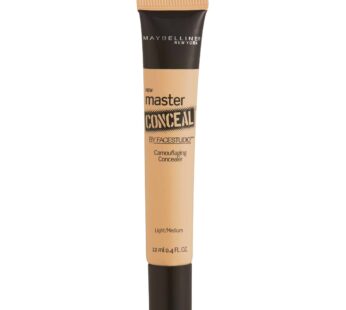Maybelline New York Facestudio Master Conceal Makeup, Light/Medium, 0.4 fl. oz.