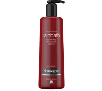 Neutrogena Rainbath Rejuvenating and Cleansing Shower and Bath Gel, Moisturizing Body Wash and Shaving Gel with Clean Rinsing Lather, Pomegranate Scen