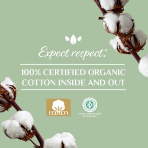 Organyc 100% Certified Organic Cotton Tampons, Bio-Based Eco-Applicator, 16 Count (Pack of 1) - Image 5