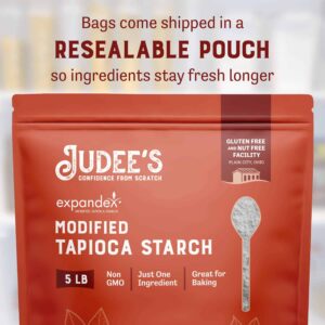 Judee?s Expandex Modified Tapioca Starch 5 lb - 100% Non-GMO, Gluten-Free & Nut-Free - USA Packaged - Thickens and Enhances Texture - Great for Making - Image 3