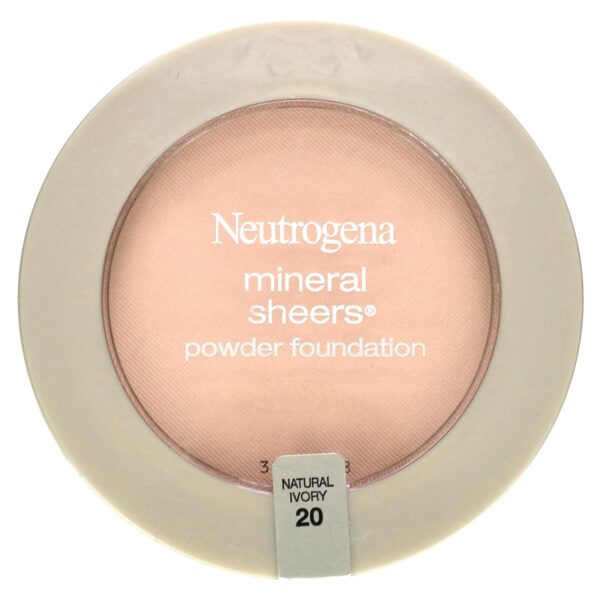 Neutrogena Mineral Sheers Powder Foundation, Natural Ivory 20, 0.34 Ounce