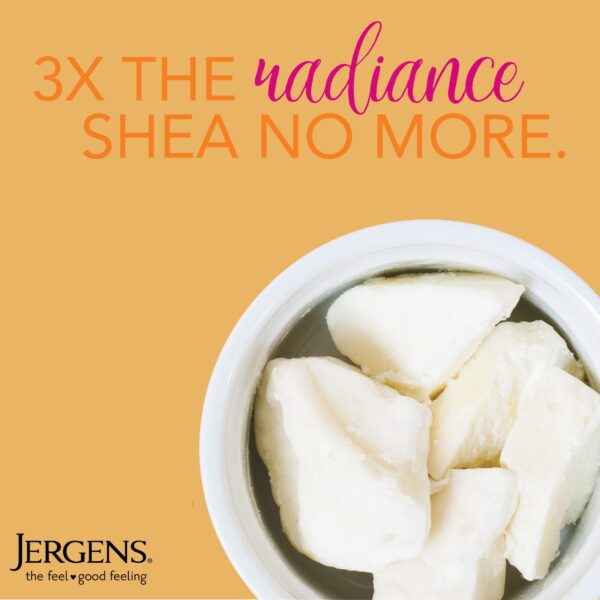 Jergens Shea Butter Deep Conditioning Moisturizer, Travel Size Deep Conditioning Moisturizer, 3X More Radiant Skin, 3 Ounces, with Pure Shea Butter, D - Image 4
