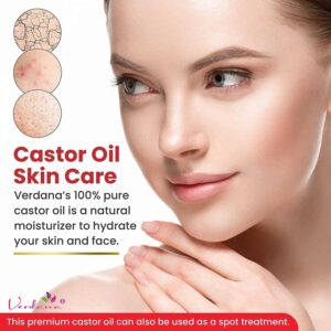 Verdana Organic Castor Oil ? 16 Fl Oz size ? Cold Pressed, Unrefined, Hexane Free - For Face, Hair, Pack Wrap - Image 3