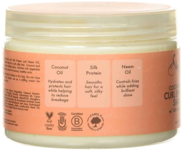 Shea Moisture Coconut Hibiscus Curl Enhancing Smoothie, multi, 12 Ounce (290223 ) - Image 4