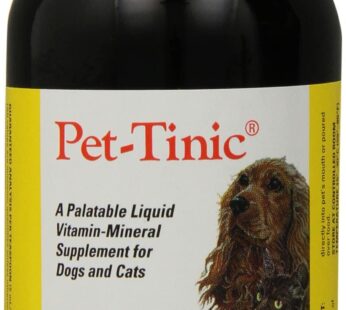 Pfizer Animal Pet-Tinic Vitamin-Mineral Supplement for Dogs and Cats, 4-Ounce