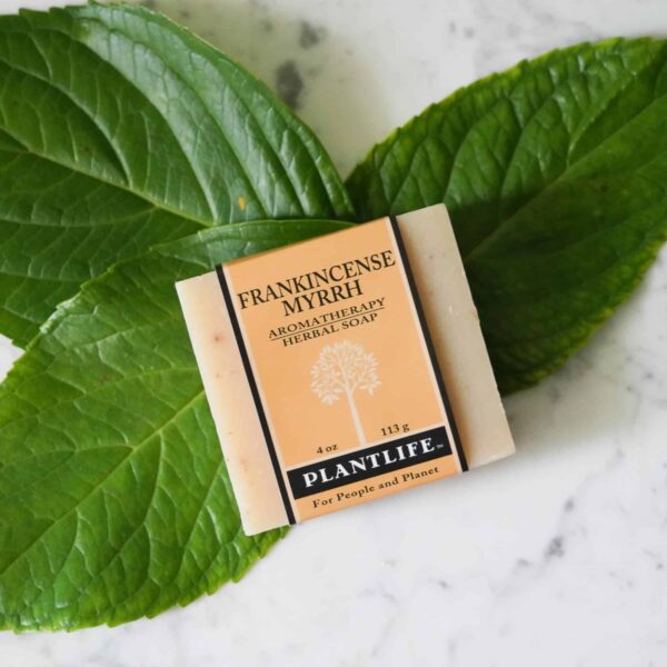 Plantlife Frankincense Myrrh Bar Soap - Moisturizing and Soothing Soap for Your Skin - Hand Crafted Using Plant-Based Ingredients - Made in California - Image 5