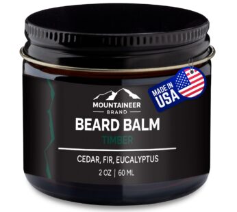 Mountaineer Brand Beard Balm for Men | All Natural Leave-In Conditioner to Moisturize Dry Itchy Skin | Beard Butter Hydrates, Softens and Tames Flyawa
