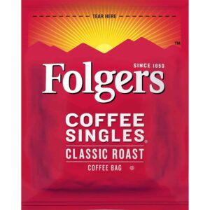 Folgers Coffee Singles - 19 packets per box, 12 boxes per case - Image 4