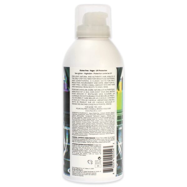R+Co Analog Cleansing Foam Conditioner | Weightless Softening + Conditioning + Frizz Protection | 5.75 Oz - Image 2