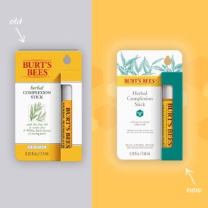 Burt's Bees Herbal Blemish Stick, 0.26 Fl Oz (Pack of 2), Tea Tree Oil Infused, Soothing, Exfoliating, Cleansing, Unisex - Image 2