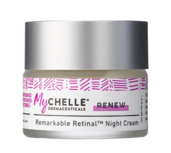 MyChelle Dermaceuticals Remarkable Retinal Night Cream Nutrient-Rich Moisturizer with Vitamin A Retinaldehyde for All Skin Types, Cruelty Free, Vegan,