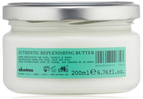Davines Authentic Replenishing Butter Delicate And Deep Nourishing for Hair, Skin and Body Moisturize And Hydrate, 6.76 Fl Oz - Image 2