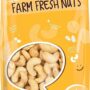 Dry Roasted Cashews Salted | Baked In Small Batches for added freshness | Without Oil | Perfectly Crunchy Naturally Delicious (2 LBs) By Farm Fresh Nu