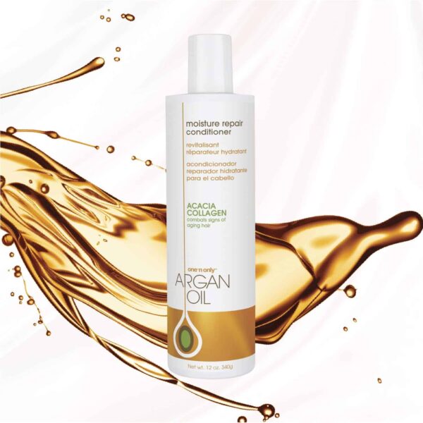 One 'n Only Argan Oil Moisture Repair Conditioner, Helps Detangle and Smooth Damaged Hair Cuticle to Improve Structure, Improves Shine and Manageabili - Image 2