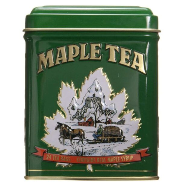 Maple Tea, 24 Tea Bags in a Decorative Metal Tin. A Fantastic Holiday Gift. - Image 2