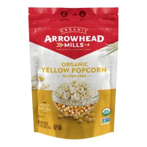 Arrowhead Mills Organic Yellow Popcorn, 28 oz - Pack of 2 - Image 1