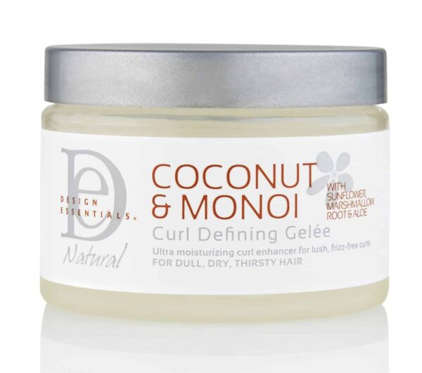 Design Essentials Natural Coconut & Monoi Curl Defining Gelee, with Sunflower, Marshmallow Root & Aloe, 12 Ounce - Image 8