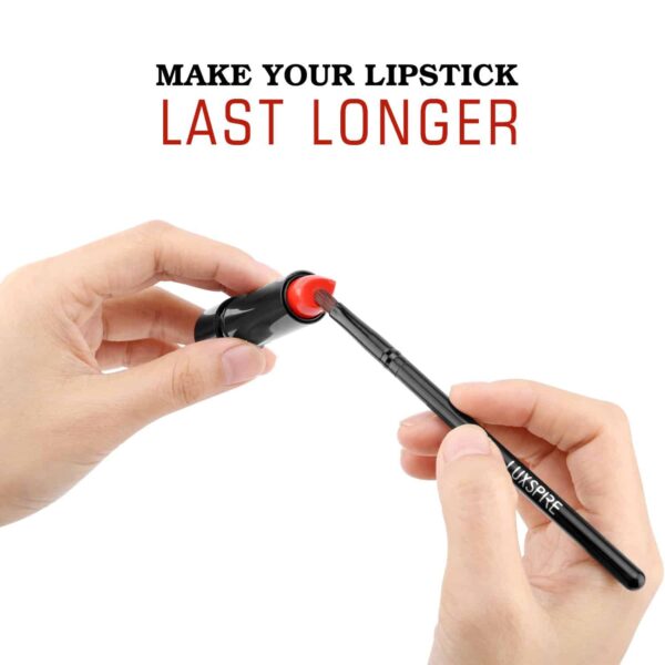 Luxspire Lip Brush Concealer Brushes 2 Pieces, Lipstick Gloss Brushes Applicators Eyeshadow Lip Liner Makeup Brush Cosmetics Make Up Tools, Small Make - Image 5