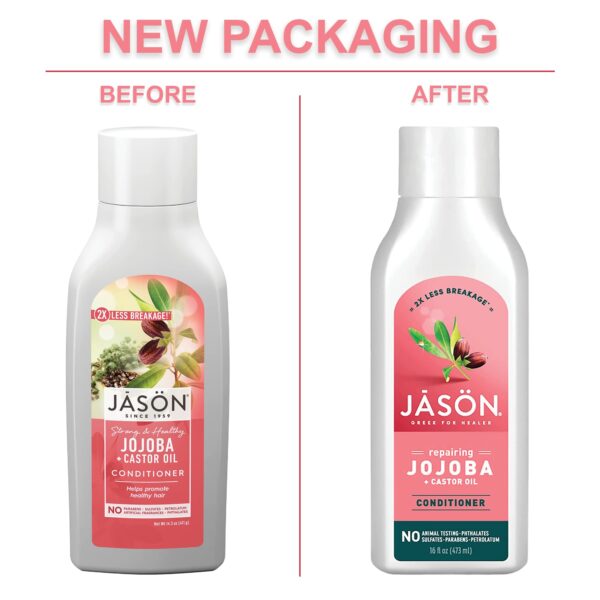 Jason Conditioner, Long & Strong Jojoba, 16 Oz (Packaging May Vary) - Image 3