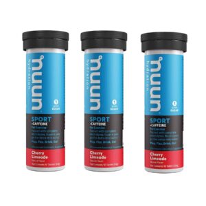 Nuun Energy: Cherry Limeade Electrolyte + Caffeine Tabs (3 Tubes of 10 Tabs)3 - Image 1