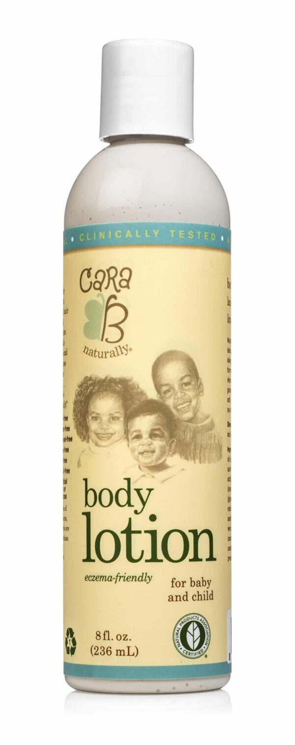 CARA B Naturally Body Lotion For Baby, and Child ? Light Sensitive Skin Moisturizer Eczema-Friendly Formula Contains Shea Butter, Jojoba Oil ? 8 Ounce