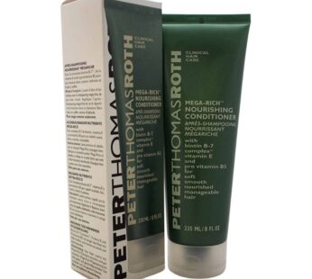 Peter Thomas Roth Mega-Rich Nourishing Conditioner, Biotin B-7 Complex Conditioner for Softer, Smoother, Healthier-Looking Hair, 8.5 Fl Oz (Pack of 1)