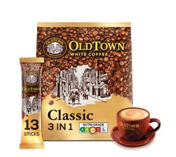 OLD TOWN 3 in 1 Classic White Coffee, 21.2 Ounce