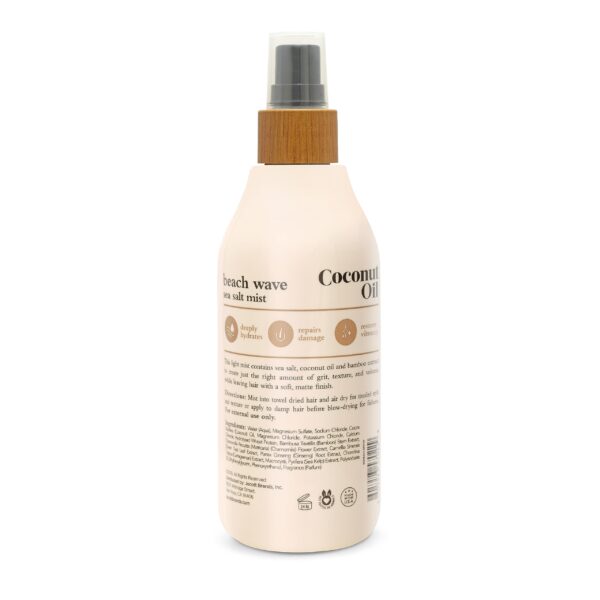 Oliology Coconut Oil Beach Wave Sea Salt Mist Spray - Creates Volume and Tousled Waves, Texture and Style that Lasts All Day (8 Oz) - Image 2