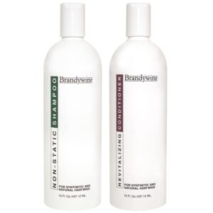 Brandywine Non Static Shampoo & Revitalizing Conditioner 16 Ounce., Value Pack Bundle 2 items - Image 1