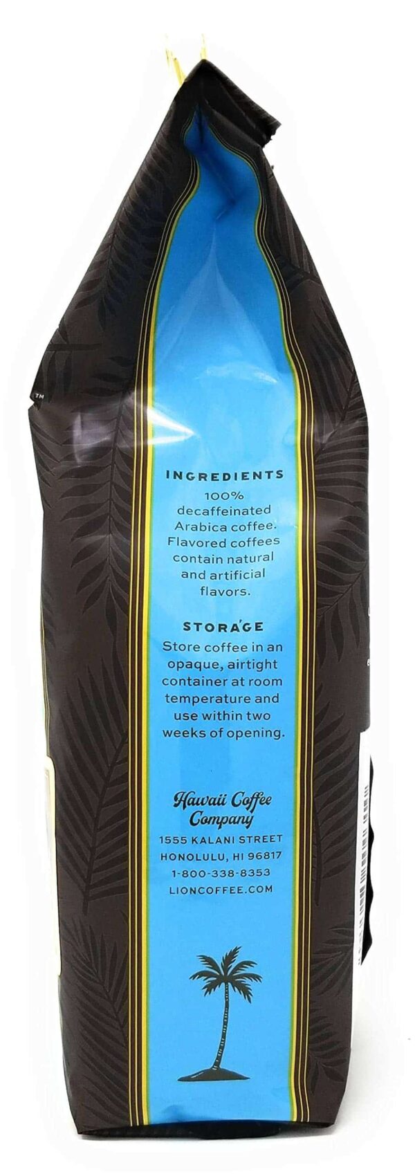Lion Coffee, Swiss Water DECAF, Vanilla Macadamia Flavor, Light Roast, Ground, 10 Ounce Bag - Image 8
