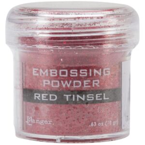 Ranger Embossing Powder, Red Tinsel - Image 1