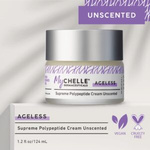 MyCHELLE Dermaceuticals Supreme Polypeptide Cream Unscented (1.2 Fl Oz) - Anti-Aging Cream with Powerful Peptides, Help Lift & Revive Skin, Help to Re - Image 2