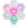 FRAMAR Multi-Colored Connect and Color Bowl Set ? Mixing Bowls for Hair Color, Hair Bleach, Hair Dye, Coloring Set - 7 Pack