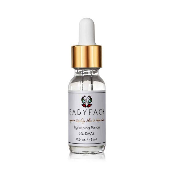 Babyface Instant Tightening Serum - Extra Strength 8% DMAE for Maximum Tightening, Pore Refining, Face Firming, Anti-Aging. Lifts, Smoothes, Resurface