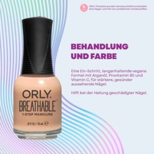 Orly Breathable Nail Color, Nourishing Nude, 0.6 Fluid Ounce - Image 3