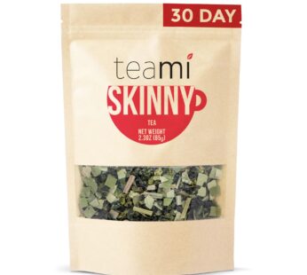 Ultimate Natural Detox Skinny Tea (Loose Leaf) – by Teami Blends – Helps in Weight loss, Boost Metabolism & Energise – Suppress Cravings Naturally – 6