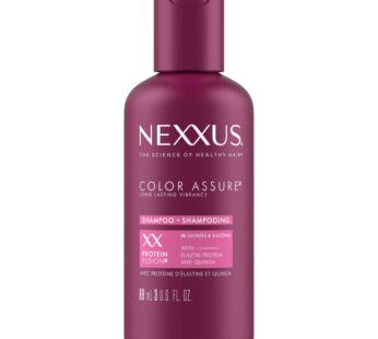 Nexxus Hair Color Assure Sulfate Free Shampoo with ProteinFusion, For Colored Treated Hair Color Shampoo 3 oz