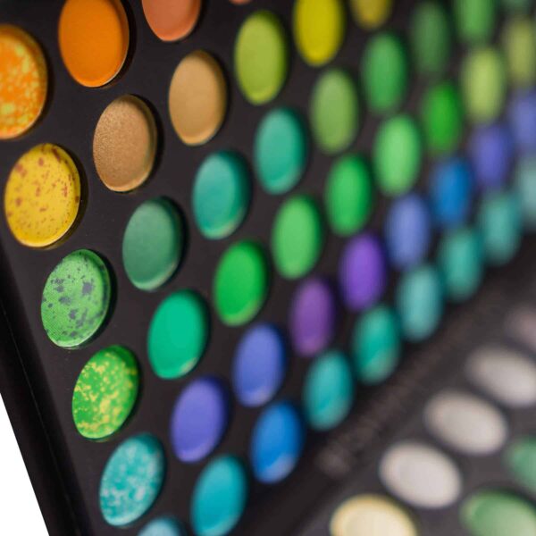 SHANY Highly Pigmented Eye Makeup Palette, 120 Matte Shimmer Metallic Eyeshadow Pallet with Long Lasting and Blendable Natural Colors - Classic Neon - Image 9