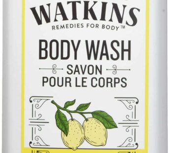 J.R. Watkins Daily Moisturizing Lemon Cream Body Wash, 18 Ounce