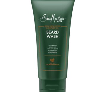 SheaMoisture Beard Wash for a Full Beard Maracuja Oil & Shea Butter to Deep Clean and Refresh Beards 6 oz