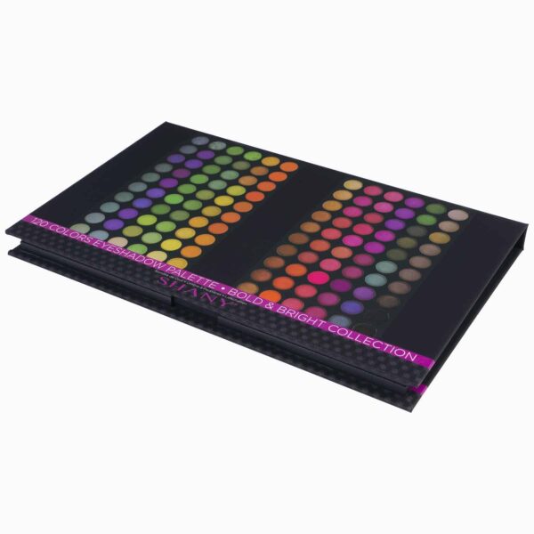 SHANY Highly Pigmented Eye Makeup Palette, 120 Matte Shimmer Metallic Eyeshadow Pallet with Long Lasting and Blendable Natural Colors - Classic Neon - Image 7