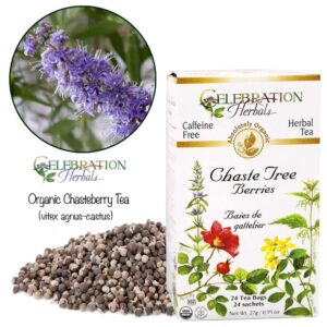 Celebration Herbals Organic Chaste Tree Berries Tea, 24 Bags - Image 5