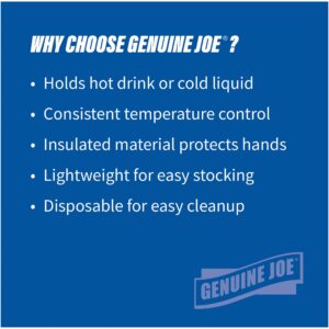 Genuine Joe - GJO58550 Hot/Cold Foam Cups, 8 oz - Image 5