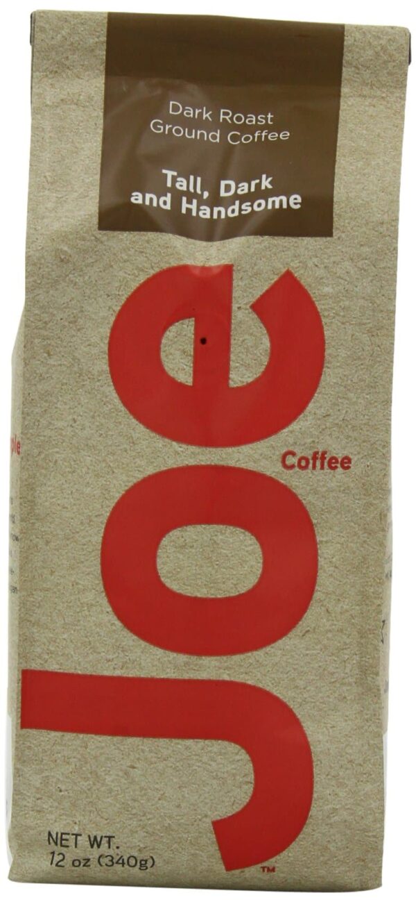 Joe Tall, Dark and Handsome Ground Coffee, 12 Ounce Bag
