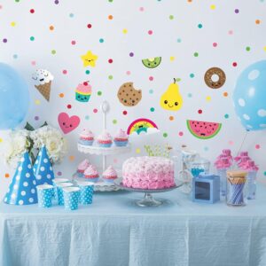 Paper Riot Co. Peel-and-Stick Assorted Kawaii Cute Cartoon Food Vinyl Wall Decal Set, 147 ct. - Image 4