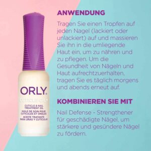 ORLY Cuticle Oil by Orly for Women - 0.3 oz Oil - Image 3