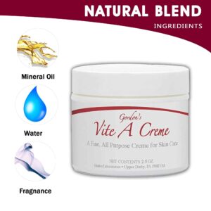 Gordon's Vite A Creme -2.5 Oz- All-Purpose Skin Care By Gordon Laboratories - Image 3