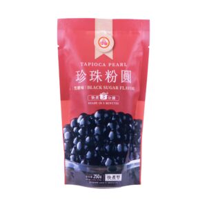 1 Packs of BOBA (Black) Tapioca Pearl "Bubble Tea Ingredients" - Image 1