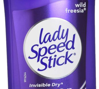 Lady Speed Stick Invisible Dry Antiperspirant & Deodorant, Wild Freesia – 2.3 oz – 2 pk by Lady Speed Stick,2.3 Ounce (Pack of 2)